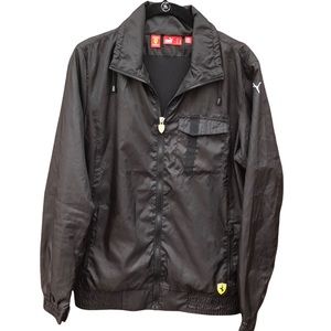 ferrari suede jacket